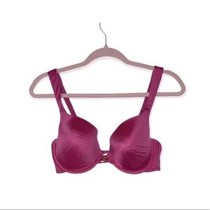 MAIDENFORM SELF EXPRESSIONS Pink Lightly Padded Push-Up Bra 36C NWOT